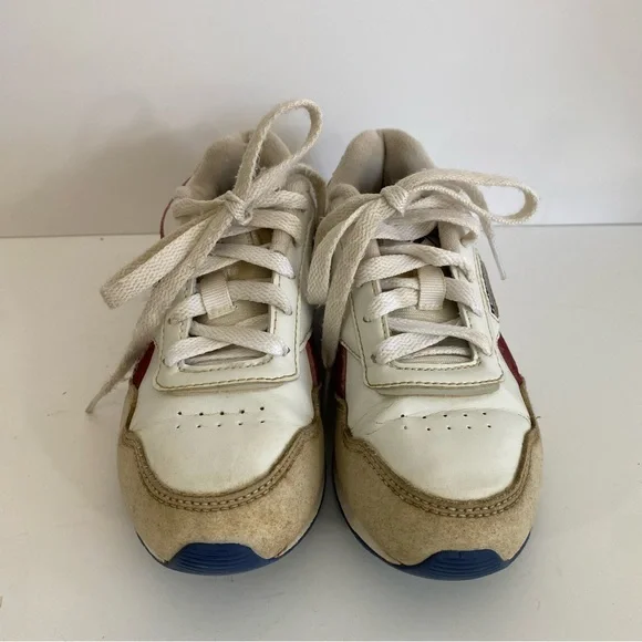 Reebok Classic Harmon Run sneaker in ivory/maroon/navy youth size 13 tennis shoe - Picture 2 of 8